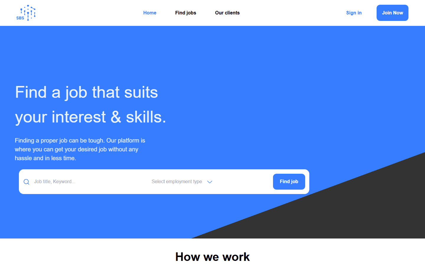 Recruitment Platform — Interface screenshot